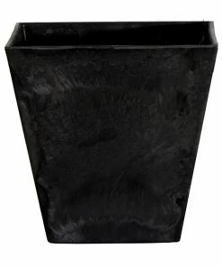 Fast Growing Trees Garden Supplies Decorative Pot - Ella (Black)